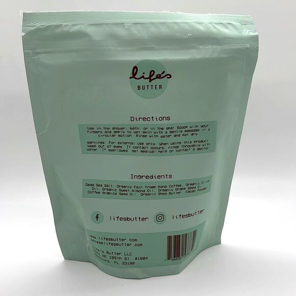 NWT Life’s Butter Coffee Scrub with Cacao - Picture 3 of 3